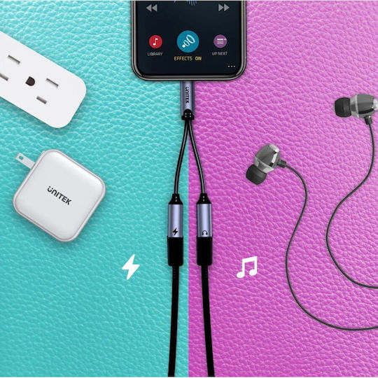 Unitek Μετατροπέας USB-C male σε USB-C female Ασημί 1τμχ M206A - Image 5