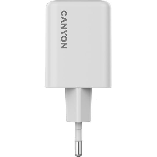 Canyon Φορτιστής Χωρίς Καλώδιο GaN με Θύρα USB-A και Θύρα USB-C 45W Power Delivery Λευκός - Image 4