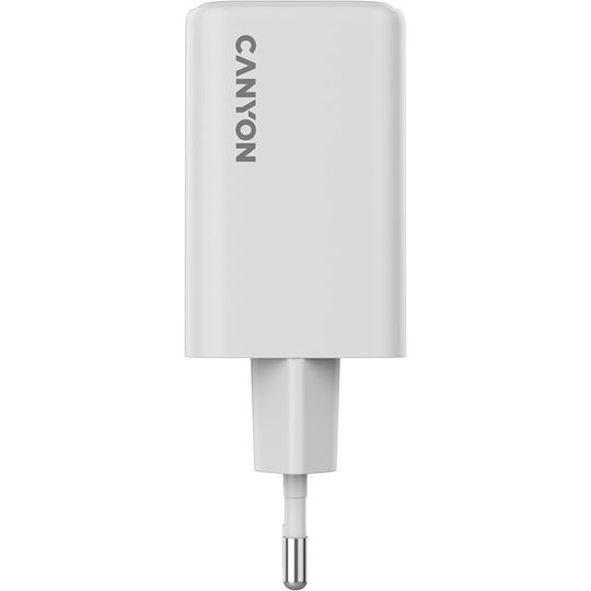 Canyon Φορτιστής Χωρίς Καλώδιο GaN με Θύρα USB-A και 2 Θύρες USB-C 65W Power Delivery Λευκός - Image 4