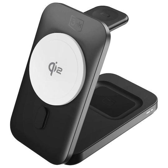 3MK Ασύρματος Φορτιστής Qi2 15W Μαύρος (MagRocket) - Image 8