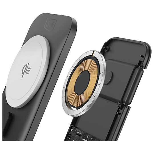 3MK Ασύρματος Φορτιστής Qi2 15W Μαύρος (MagRocket) - Image 9