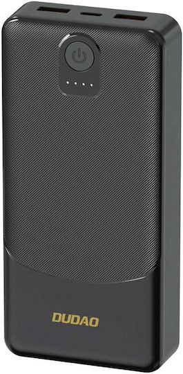 Dudao K10Pro Power Bank 20000mAh 10W με 2 Θύρες USB-A Λευκό - Image 4