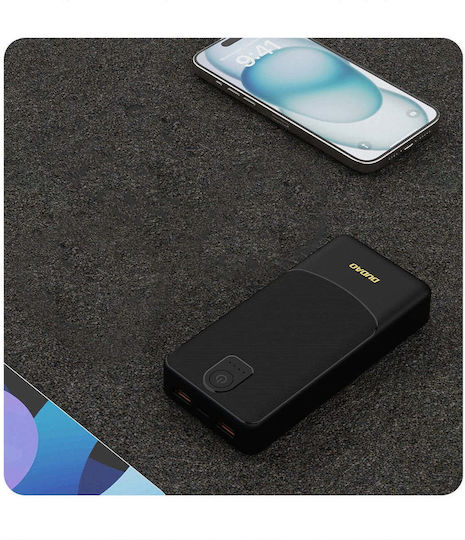 Dudao K10Pro Power Bank 20000mAh 10W με 2 Θύρες USB-A Λευκό - Image 7