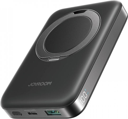Joyroom JR-PBM12 MagSafe Power Bank 10000mAh 22.5W με Θύρα USB-A και Θύρα USB-C Μαύρο