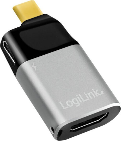 LogiLink Μετατροπέας USB-C / HDMI male σε HDMI / USB-C female 1τμχ CUA0203 - Image 2