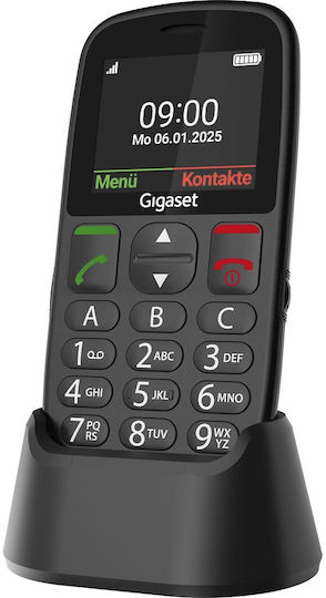 Gigaset GL395 Dual SIM Κινητό με Μεγάλα Κουμπιά Μαύρο - Image 2