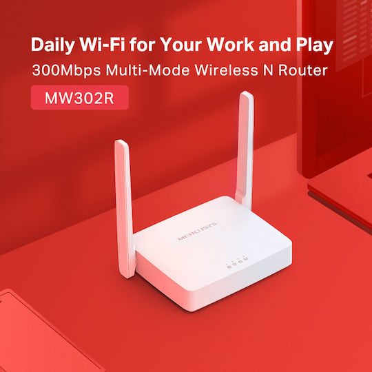Mercusys MW302R v1 Ασύρματο Router Wi‑Fi 4 με 3 Θύρες - Image 5