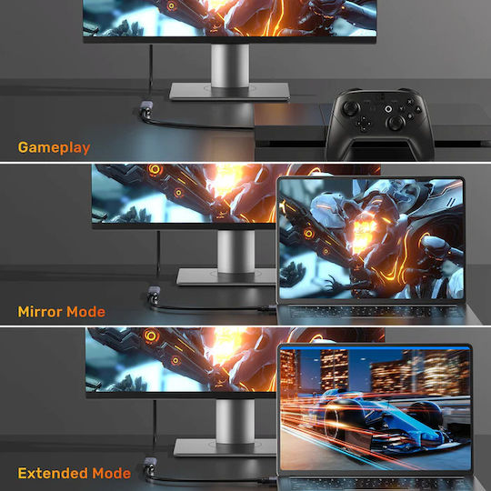 Unitek Cable HDMI male - HDMI male 1.5m Χρυσό C11091A - Image 3