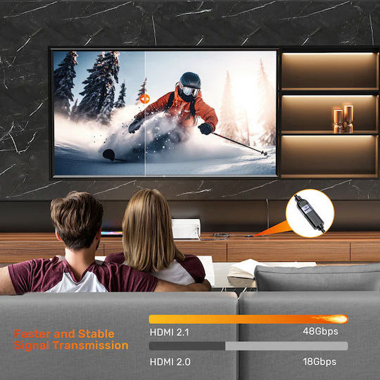 Unitek Cable HDMI male - HDMI male 1.5m Χρυσό C11091A - Image 10