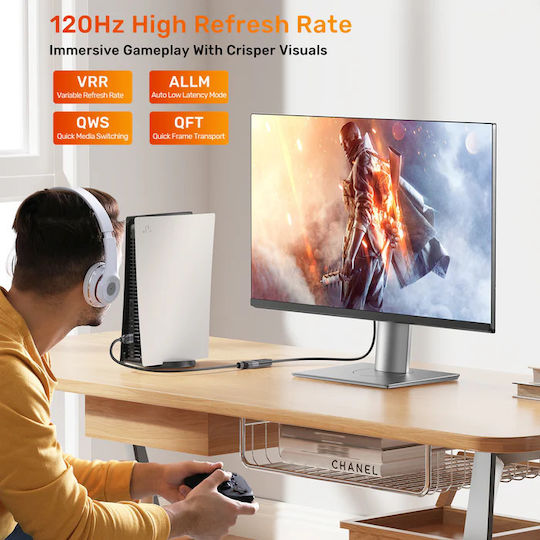 Unitek Cable HDMI male - HDMI male 1.5m Χρυσό C11091A - Image 11