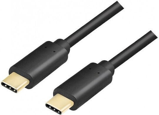 LogiLink USB 2.0 Cable USB-C male - USB-C 60W Μαύρο 0.5m CU0128 - Image 4
