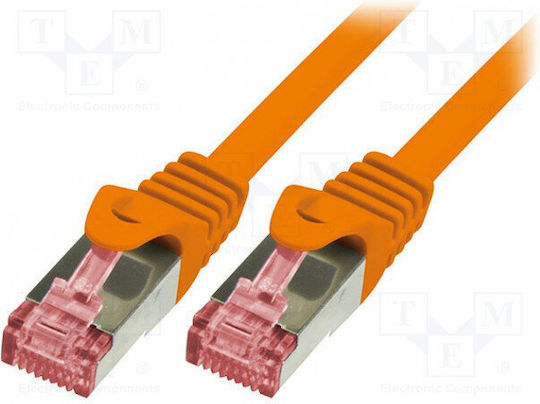 LogiLink S/FTP Cat.6 Καλώδιο Δικτύου Ethernet 0.5m Πορτοκαλί 1τμχ CQ2028S - Image 2