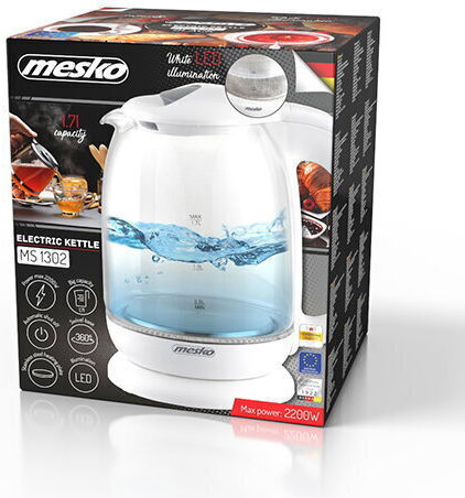 Mesko Βραστήρας 1.7lt 2200W Λευκός MS1302W - Image 8