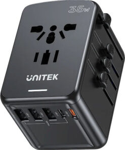 Alternative view of Unitek P1120ABK01 Αντάπτορας Πρίζας σε Universal