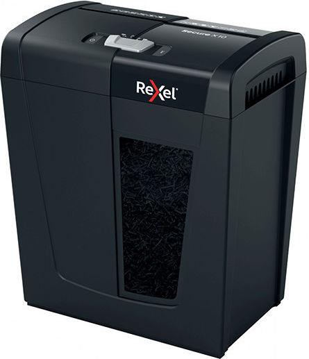Rexel Καταστροφέας Εγγράφων Cross Cut 10 Φύλλων με Κάδο 18lt 2020124EU - Image 2