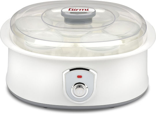 Girmi YG03 Γιαουρτομηχανή με Βαζάκια 1.26lt Λευκή 20W - Image 2