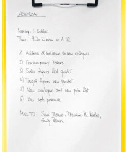 Alternative view of Leitz Leitz Wow Plastic Single A4 Clip Board Yellow