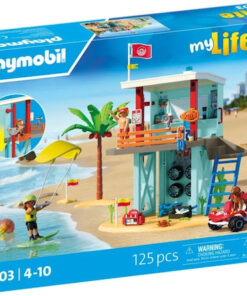 Playmobil MyLife Πύργος Ναυαγοσώστη και Όχημα Παραλίας για 4-10 ετών 71903