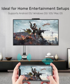 Alternative view of Unitek Wireless Screen Sharing Adapter Up To 25m Black