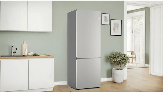 Bosch Ψυγειοκαταψύκτης 440lt Total NoFrost Υ203xΠ70xΒ66.7εκ. Γκρι KGN492IAF - Image 5