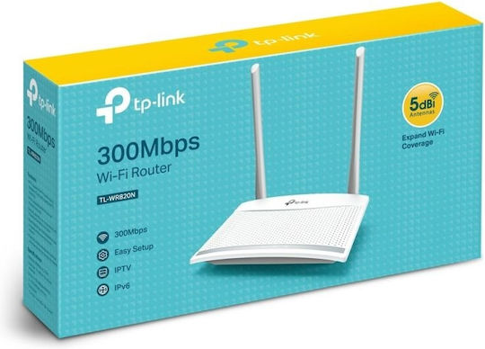 TP-LINK TL-WR820N v2 Ασύρματο Router Wi‑Fi 4 με 2 Θύρες - Image 7