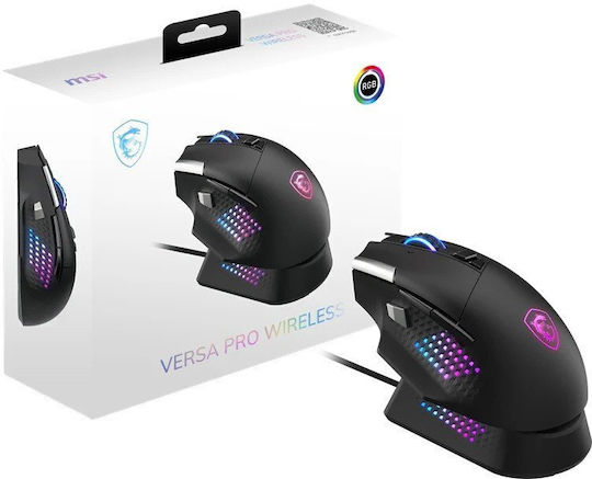 MSI Versa PRO Wireless plus Ασύρματο RGB Gaming Ποντίκι Μαύρο - Image 4