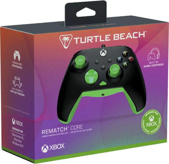 Turtle Beach Rematch Core Ενσύρματο Gamepad για PC / Xbox One / Xbox Series Black/Green - Image 2