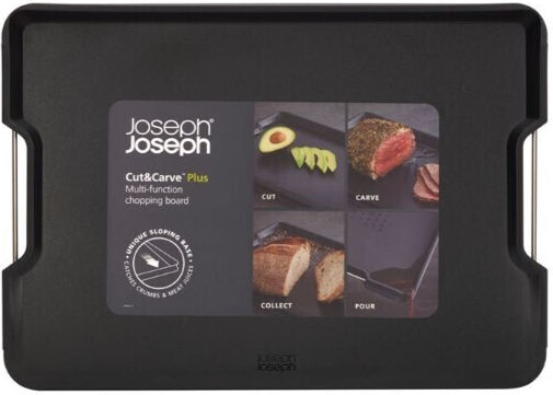 Joseph Joseph Cut&Carve™ Plus Επιφάνεια Κοπής Μαύρη 60208 - Image 2