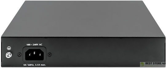 Intellinet 561402 Unmanaged L2 PoE+ Switch με 8 Θύρες Gigabit (1Gbps) Ethernet - Image 4