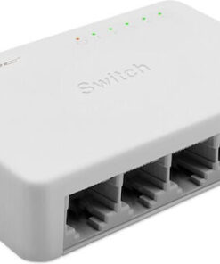 Qoltec 52247 Unmanaged L2 Switch με 5 Θύρες Gigabit (1Gbps) Ethernet