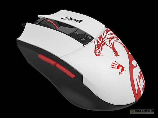 A4Tech BLOODY L65 MAX Gaming Ποντίκι 12000 DPI Black/White - Image 8