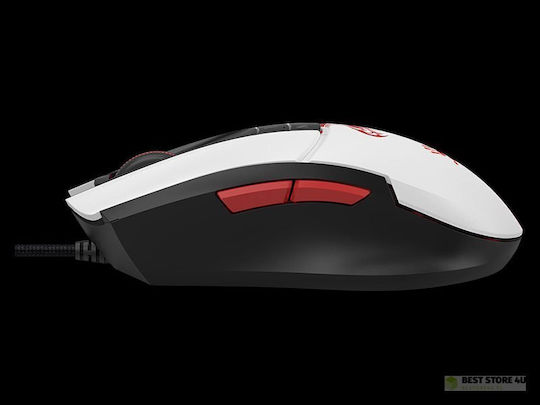 A4Tech BLOODY L65 MAX Gaming Ποντίκι 12000 DPI Black/White - Image 7