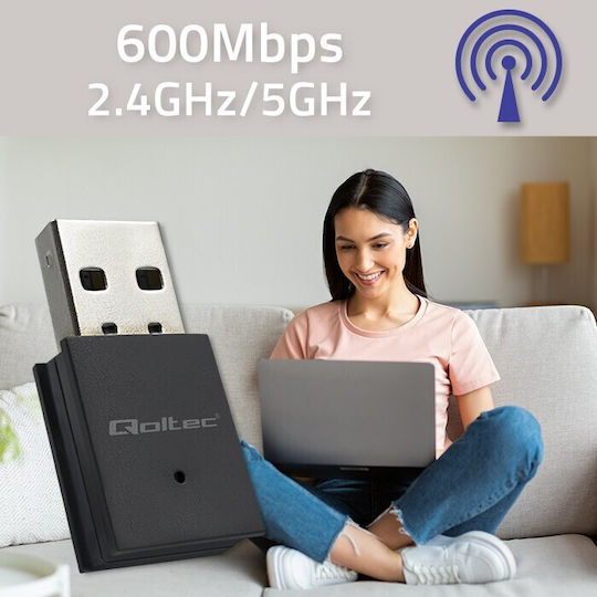 Ultra Fast Mini Wifi Adapter Ac Standard Bt 4.0 Usb 600mbps - Image 3