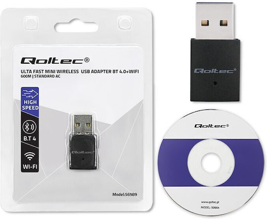 Ultra Fast Mini Wifi Adapter Ac Standard Bt 4.0 Usb 600mbps - Image 5