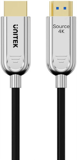 Unitek HDMI 2.0 Cable HDMI male - HDMI male 70m Μαύρο - Image 2