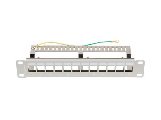 Lanberg Patch Panel 12-port 1u 10" Ftp Gray Ppks-9212-s - Image 4