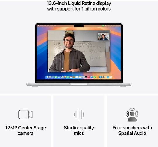 Apple MacBook Air 13.6" IPS Retina Display (M4-10‑core/16GB/512GB SSD/10-Core GPU) Midnight (US Keyboard) - Image 7