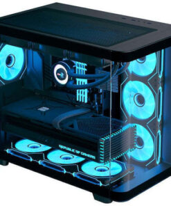 Aerocool P500C Gaming Midi Tower Κουτί Υπολογιστή με Πλαϊνό Παράθυρο Μαύρο