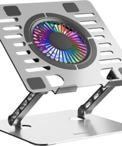 Huzaro Hold 4.0 RGB Cooling Pad για Laptop με 1 Ανεμιστήρα Ασημί