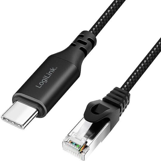 LogiLink Μετατροπέας USB-C male σε RJ-45 male 1τμχ CU0415