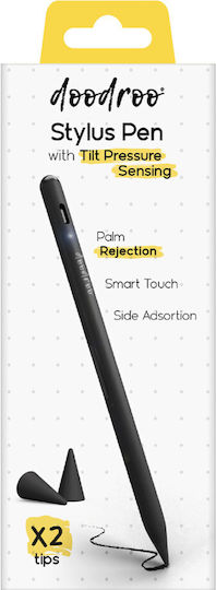 Doodroo Γραφίδα Αφής με Palm Rejection για iPad σε Μαύρο χρώμα - Image 2