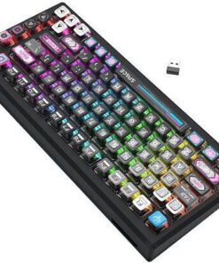 Alternative view of Redragon Uranus Pro 82 Ασύρματο Gaming Μηχανικό Πληκτρολόγιο Tenkeyless με RGB φωτισμό (Αγγλικό US)