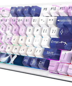 Redragon Cyrus Pro Ασύρματο Gaming Μηχανικό Πληκτρολόγιο 75% με RGB φωτισμό (Αγγλικό US)