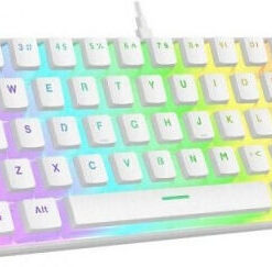 Alternative view of Rampage Radiant K11 RGB Ασύρματο Gaming Μηχανικό Πληκτρολόγιο 60% με Outemu Red διακόπτες και Φωτιζόμενα πλήκτρα (Αγγλικό US) Λευκό