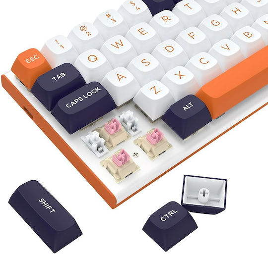 Redragon Ηall Effect Gaming Πληκτρολόγιο 60% με RGB φωτισμό (Αγγλικό US) Πολύχρωμο - Image 2