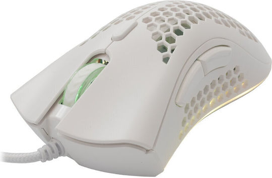 Barracuda BGM-031 RGB Gaming Ποντίκι 12800 DPI Λευκό - Image 3