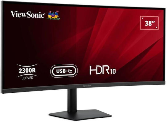 Viewsonic VA3820C Ultrawide IPS HDR Curved Monitor 37.5" QHD 3840x1600 με Χρόνο Απόκρισης 4.8ms GTG - Image 2