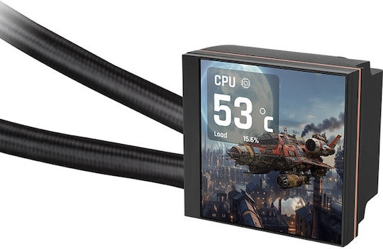 Thermaltake MAGFloe 360 Ultra Υδρόψυξη Επεξεργαστή Τριπλού Ανεμιστήρα 120mm για Socket AM4/AM5/1700/1200/115x με ARGB Φωτισμό - Image 3