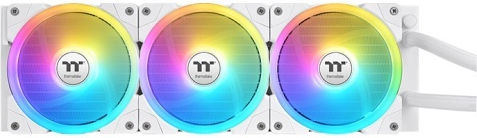 Thermaltake MAGFloe 360 Ultra Υδρόψυξη Επεξεργαστή Τριπλού Ανεμιστήρα 120mm για Socket AM4/AM5/1700/1200 με ARGB Φωτισμό Λευκή - Image 2