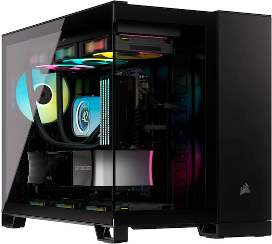 Corsair 2500X Gaming Midi Tower Κουτί Υπολογιστή με Πλαϊνό Παράθυρο Μαύρο - Image 9